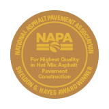 2011 Winner ~ 2018 Finalist ~ Sheldon G. Hayes Award, National Asphalt Pavement Association