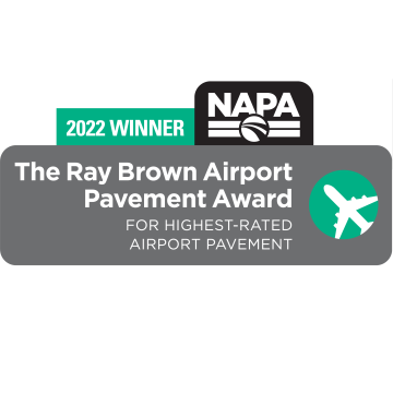 2022 & 2014 Ray Brown Airport Pavement Awards ~ National Asphalt Pavement Association